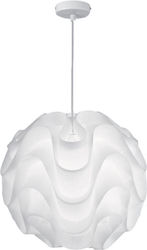Elmark Luna Pendant Lamp E27 White