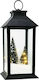 Christmas Decorative Traffic Light Lighted with Trees 14x14x30cm LED Ornament 14x14x30cm