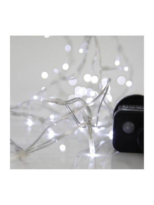 100 Lights LED 4.95m. Cold White in String 1pcs