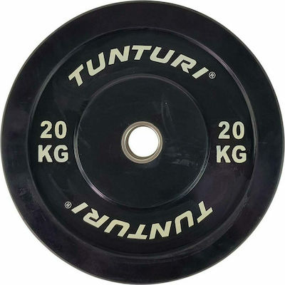 Tunturi Scheibenset Olympischen Typs Gummierte 1 x 20kg Φ50mm