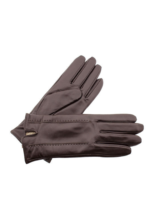 Guy Laroche 98880 Braun Leder Handschuhe
