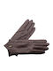 Guy Laroche Women's Leather Gloves Brown 98880