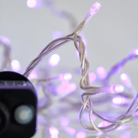 240 Lichterketten LED 11.95m. Lila in Zeichenfolge 1Stück