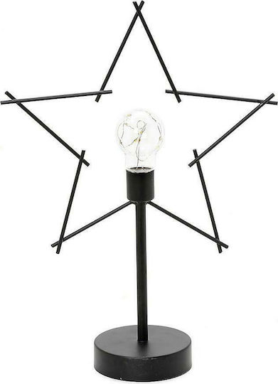 Espiel Metal Illuminated Christmas Decorative Desktop Star 24x10x36cm