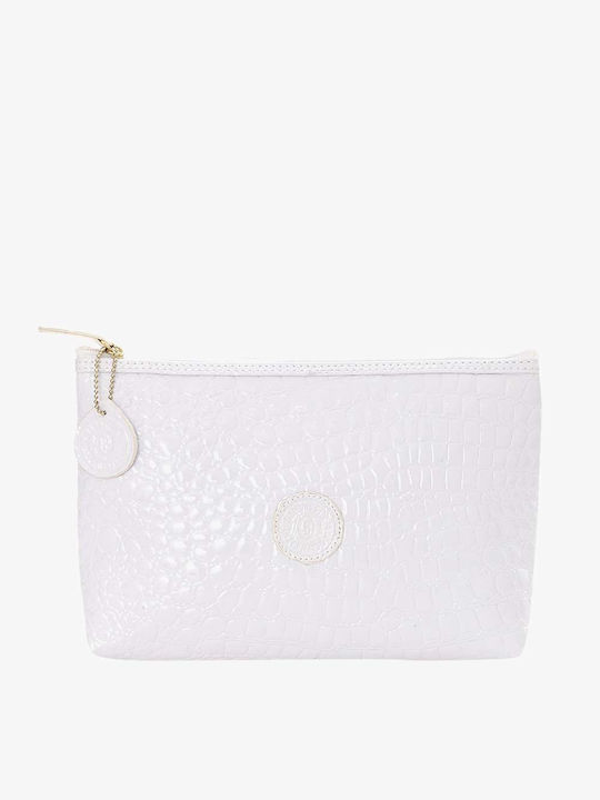 Toiletry Bag in White color 27cm