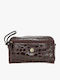 Damen Necessaire 118-430-20 in Braun Farbe 26cm
