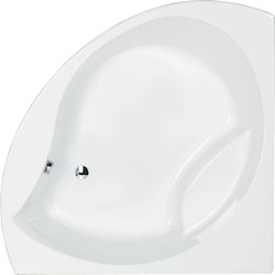 Carron Bathrooms Tranquility CRN Γωνιακή Υδρομασάζ 130x130 cm