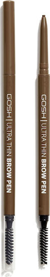 Gosh Ultra Thin Brow Pen Μολύβι για Φρύδια 002 Greybrown