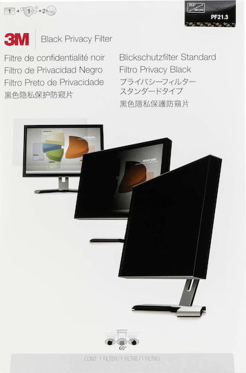 3M 3M Screen Filter Protection Filter 54.1cm Black for 21.3 Inch (4:3) Screen