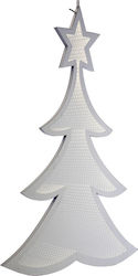 Iliadis Christmas Decorative Illuminated Plastic Tree 30cm Electric Silver