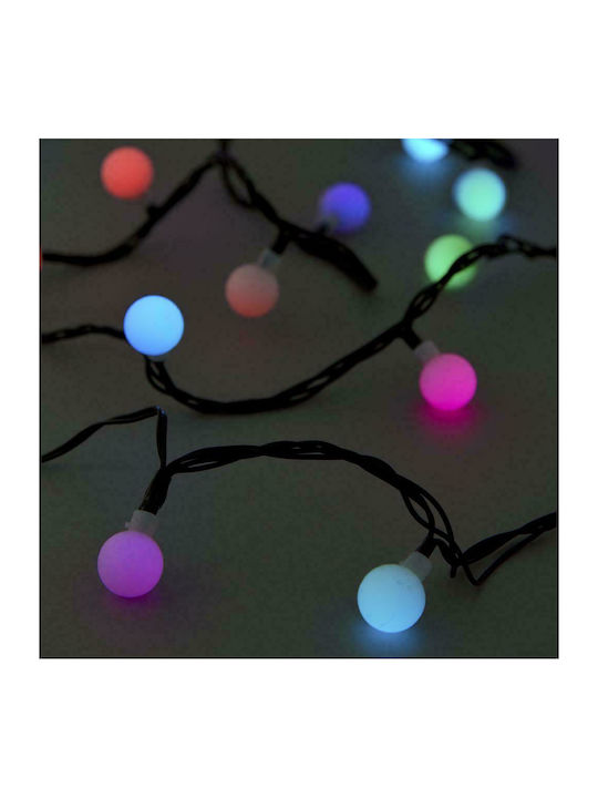 40 Weihnachtslichter LED 4für eine E-Commerce-Website in der Kategorie 'Weihnachtsbeleuchtung'. Mehrfarbig Elektrisch vom Typ Zeichenfolge mit Grünes Kabel Iliadis