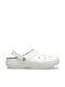 Crocs Classic Lined Clog Ανατομικά Σαμπό με Γούνα Λευκά 203591-10M