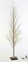 Iliadis Christmas Decorative Illuminated Metal Tree Natural Appearance 210cm Electric Rose Gold