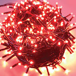 100 Lichterketten LED 5m. Rote in Zeichenfolge ...