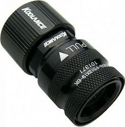 Koolance QD3 Female Quick Disconnect No-Spill Coupling Fittings Μαύρο