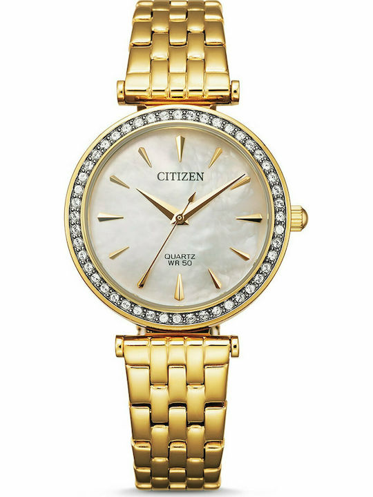 Citizen Elegance Ladies Women's Watch with Gold Metal Bracelet