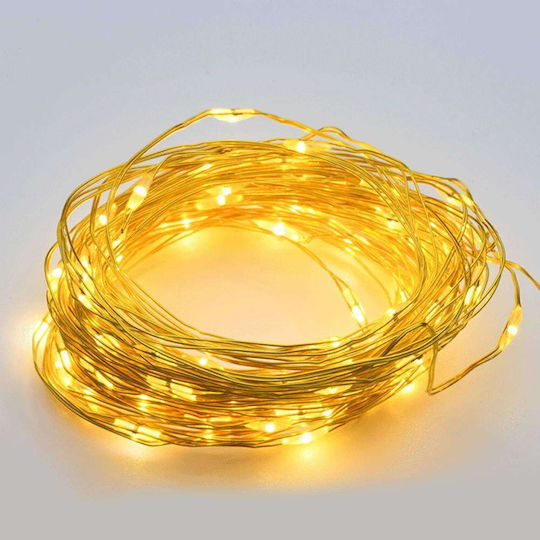 200 Lights LED 23m. Warm White in String 1pcs