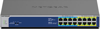 NetGear GS516UP Unmanaged L2 PoE+ Switch with 16 Gigabit (1Gbps) Ethernet Ports