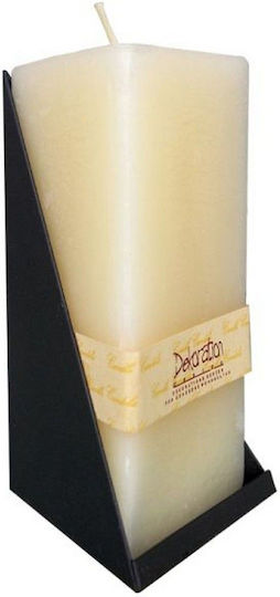 Artekko Dekorative Kerze in Metallbox Ecru 7x13cm