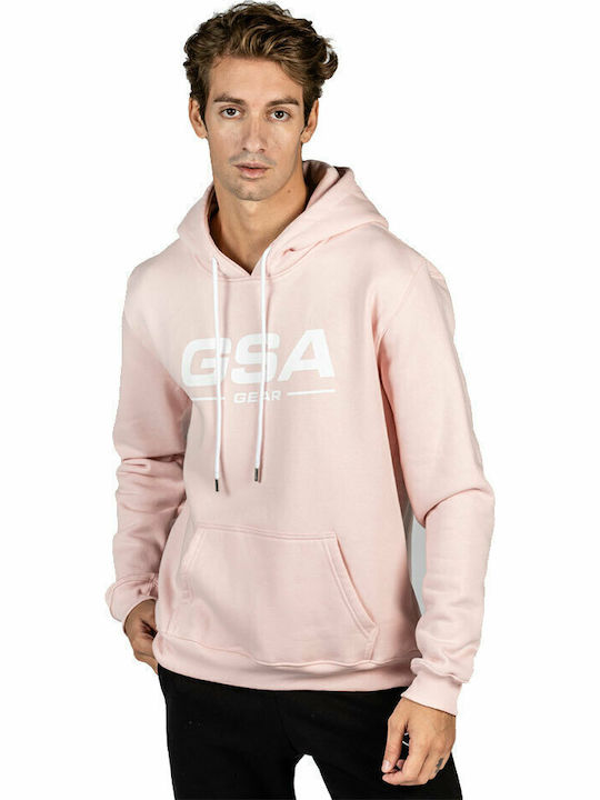 Sweatshirt Mit Rosa Kapuze
