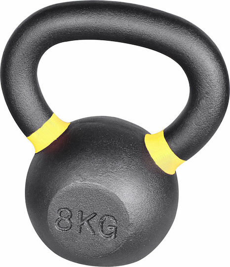 Pegasus Kettlebell aus Gusseisen 8kg Schwarz