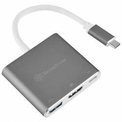Silverstone EP08 USB-C / USB-A Dockingstation mit 4K