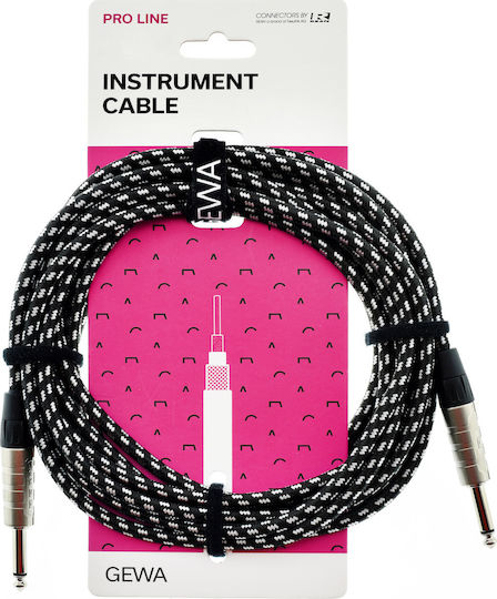 Gewa Cable 6.3mm male - 6.3mm female 3m (190.511)