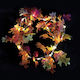 Aca Christmas Lighted Decorative Wreath Battery Powered 120cm Christmas Wreath