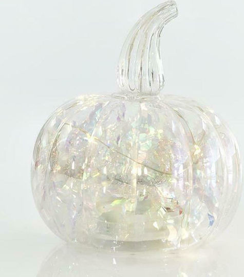 Eurolamp Illuminated Christmas Glass Figure Ball Transparent Height 54cm