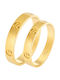 Maschio Femmina Famous In Love Wedding Rings 14K