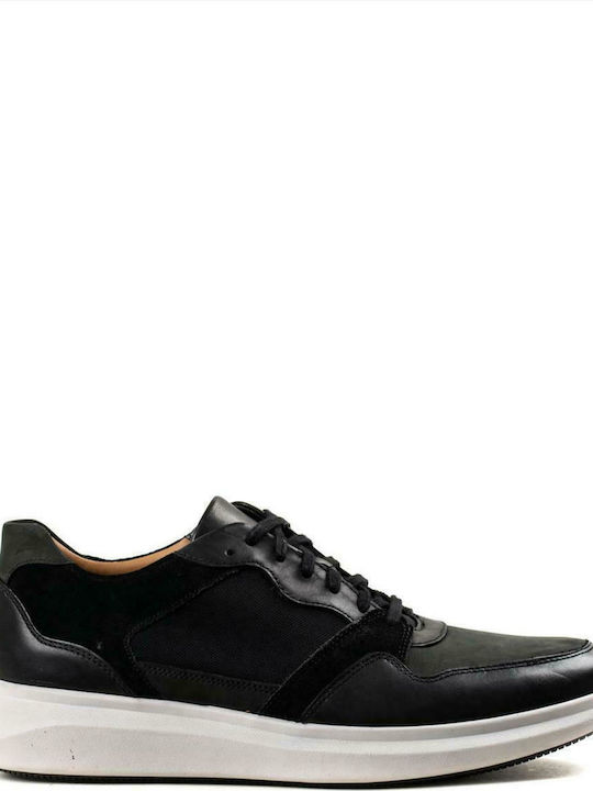 Clarks Un Globe Run Herren Sneakers Schwarz