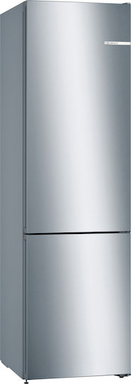 Bosch Combină frigorifică 326lt Total NoFrost Î186xL60xA66cm. Metal Look KGN36VLED