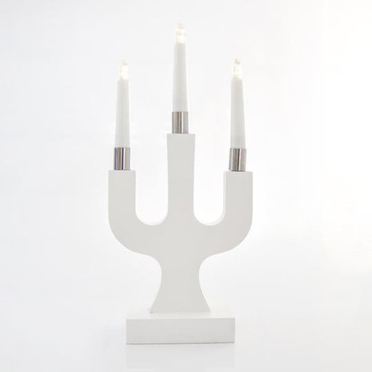 Eurolamp Χριστоулгенски свещи и свещници Свещ Бял На батерия 38.5x17.5см.