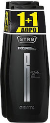 STR8 Rise Shower Gel for Men for Hair & Body 2x400ml