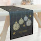 Saint Clair 2023 Weihnachtlich Tischtuch Läufer Stoff Gray L175xB40cm.