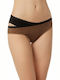 Women's Slip 2Pack with Lace Black/Animal Print