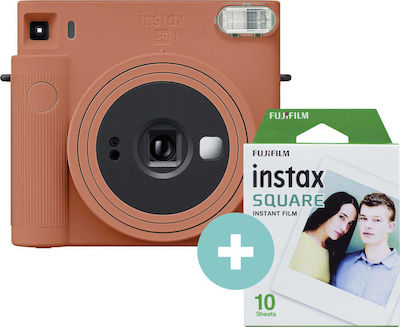 Fujifilm Instant Φωτογραφική Μηχανή Instax Square SQ 1 Terracotta Orange + Instax Square Film