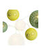 20 Lights LED 2.85m. Warm White Battery in String 1pcs