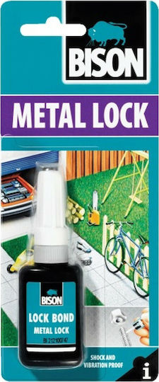 Bison Metal Lock Κόλλα Σπειρωμάτων Μπλε 10ml