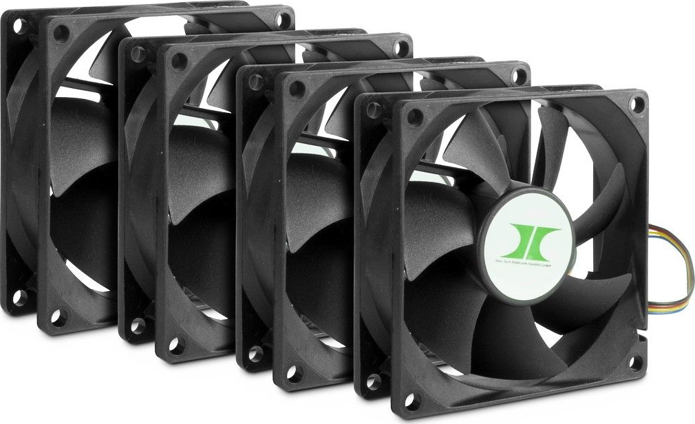 InterTech 88887290 Case Fan 80mm με Σύνδεση 4Pin PWM 4τμχ Skroutz.gr