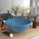 vidaXL Vessel Sink Ceramic 32.5x32.5x14cm Blue