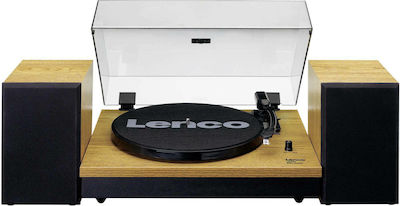 Lenco LS-300 LS-300 Turntables with Preamp and Built-in Speakers Brown