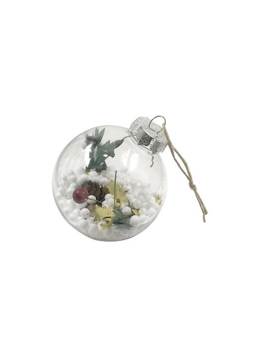 AGC Christmas Ball Ornament Transparent 8x8cm