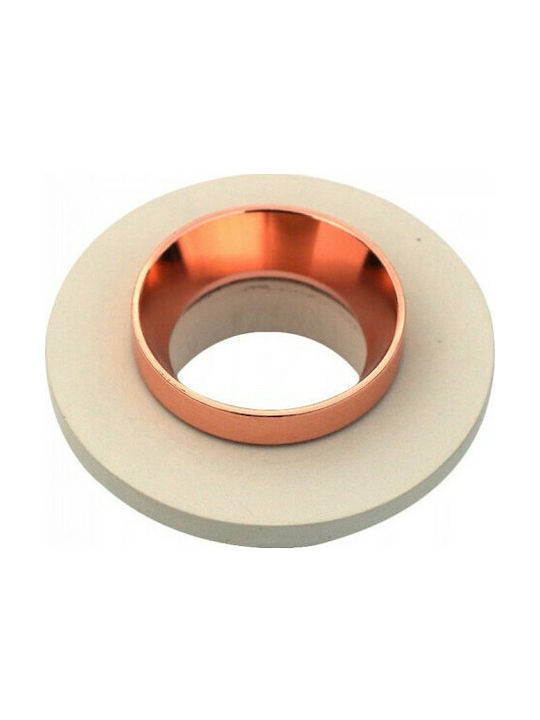 V-TAC Round Metallic Frame for Spot GU10 Copper 8x8cm. 1pcs