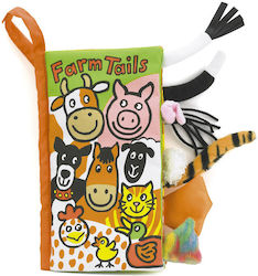 Jellycat Aktivitätsbuch Μαλακό Βιβλίο Farm Tails aus Stoff für 0++ Monate