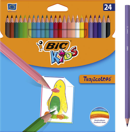 BIC Colored pencils Kids Tropicolors Colored Pencil Set Package of 1 packages