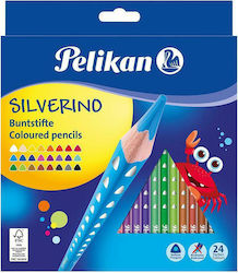 Pelikan Silverino Ξυλομπογιές 24τμχ