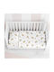 Dimcol Baby 04 Baby Sheet Crib Flannel Fitted White 70x140cm 1916158407700400