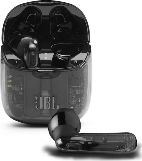 JBL Tune 225TWS Earbud Bluetooth Handsfree Ακουστικά με Θήκη Φόρτισης Ghost Black