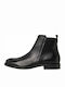 Jack & Jones Men's Leather Chelsea Ankle Boots Black